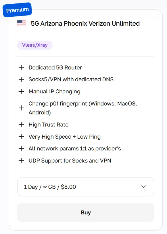 CyberYozh Mobile Proxies